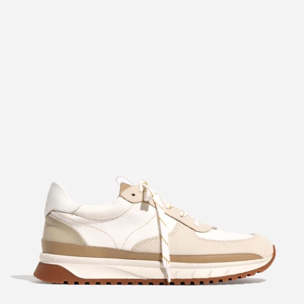 Madewell Retro Unisex Kickoff Leather Trainer Sneakers